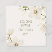 Carte d'écriture (Dos)