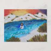 Carte d'écriture baptisée Jésus (Devant)