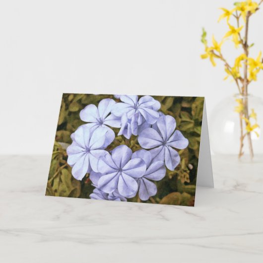 Carte d'écriture de geranium Wreath Psaume 36:10 (Fleur jaune)