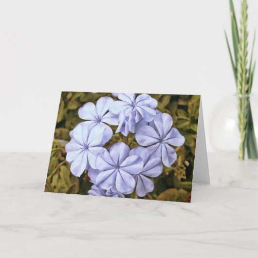 Carte d'écriture de geranium Wreath Psaume 36:10 (Devant)