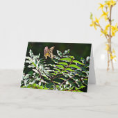 Carte d'écriture de l'hirondelle jaune James 1:17 (Fleur jaune)