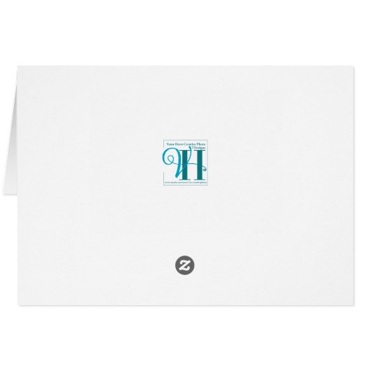 Carte d'écriture de papillon chrétien (Dos Horizontal)