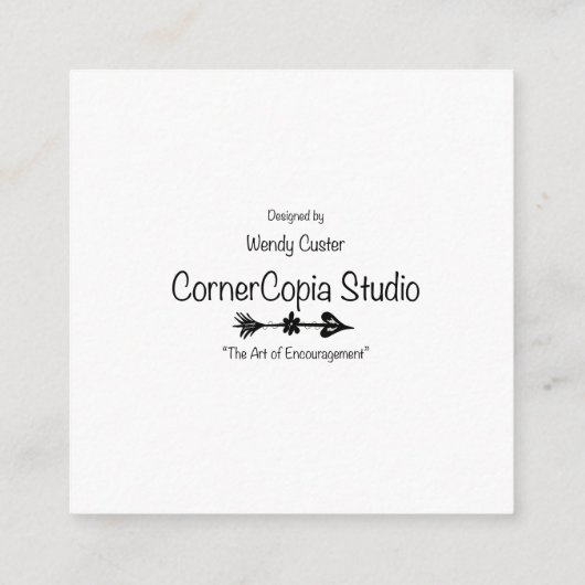 Carte d'écriture de refuge (Dos)