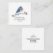 Carte d'écriture de refuge (Devant / Derrière)