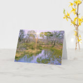 Carte d'écriture d'eau vive John 7:38 (Fleur jaune)