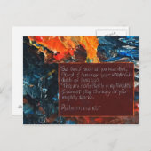 Carte d'écriture Psaume 77:11-12 (Devant / Derrière)