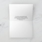 Carte d'écriture rose blanche Proverbes 3 (Intérieur)