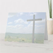 Carte d'écriture sainte d'appréciation de pasteur (Dos)