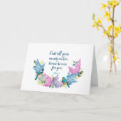 Carte d'écriture sympathy (Fleur jaune)