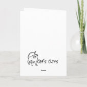 Carte d'écureuil Krampus (Dos)