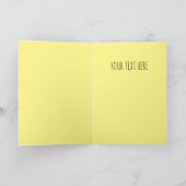 Carte d'écureuil personnalisable (Intérieur)