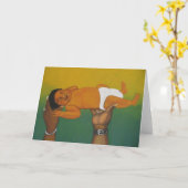 Carte Dédié (Fleur jaune)