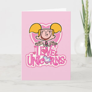 Carte Dee Dee - I Love Unicorns