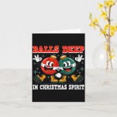 Carte Deep In Christmas Srit Christmas Humorous Festive (Fleur jaune)