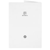 Carte Deep Purple Dahlia Flower Rest and Recover (Dos)