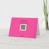 Carte Deep Rose Art Card (Dos)