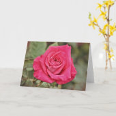Carte Deep Rose Art Card (Fleur jaune)