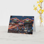 Carte Deepavali heureux (Fleur jaune)