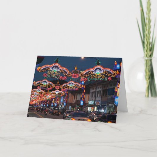 Carte Deepavali heureux (Devant)