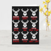 Carte Deer Hunting Gift Hunter Of All Santa's Reindeer (Fleur jaune)