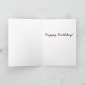 Carte Deer Pun Joyeux anniversaire (Intérieur)