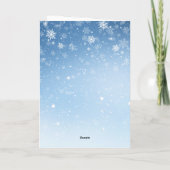 Carte Deer & Souris Cher ami Fête Noël (Dos)