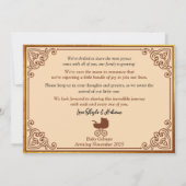 Carte Déesse Africaine Soft Boho Annonces de grossesse (Dos)