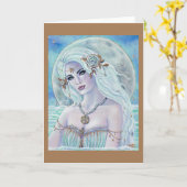 Carte Déesse d'amour Aphrodite de Renée Lavoie (Fleur jaune)