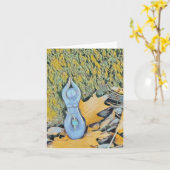 Carte Déesse dans les bois, vide toutes les occasions (Fleur jaune)