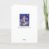 Carte Déesse de Gaia avec colibris par Renee Lavoie (Dos)