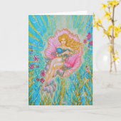 Carte Déesse de la mer par Virgo Paraiso (Fleur jaune)