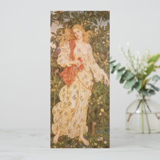 Carte Déesse des fleurs, Flora de Morgan (Debout devant)