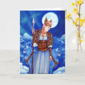 Carte Déesse des norses de Freya (Fleur jaune)