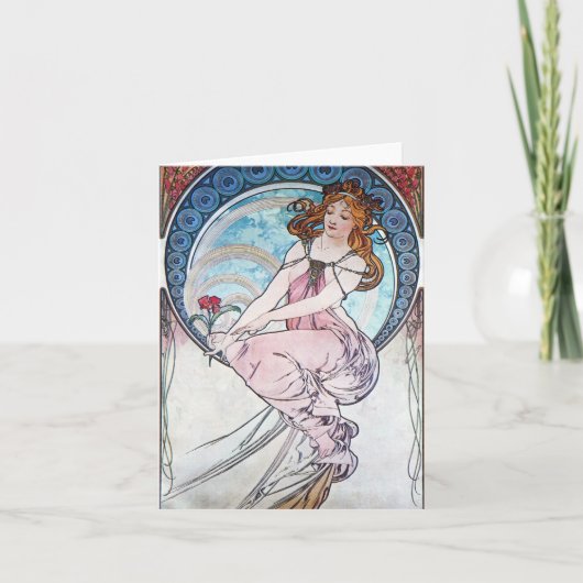 Carte Déesse rose (Devant)
