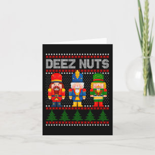 Carte Deez Nuds Nutcracker Fun Vilain Noël