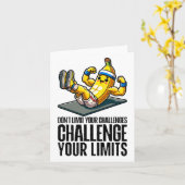 Carte Défendre vos limites Bodybuilder Muscle Abdominal (Fleur jaune)