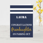 Carte Défilé Congrats Uniformes de la Marine britannique (Fleur jaune)