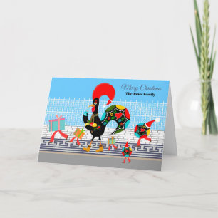 Carte Défilé de cadeaux et de bibelots du coq portugais