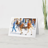 Carte Défilé de chevaux espagnols (Devant)