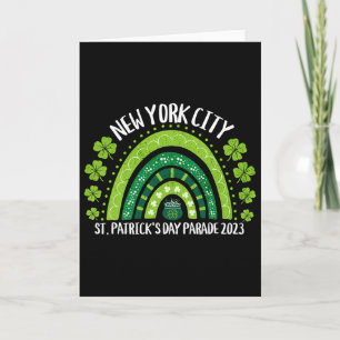 Carte Défilé de la Saint-Patrick de New York Familles as