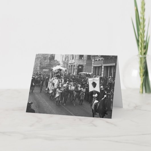 Carte Défilé de Mardi Gras, 1906 (Devant)