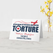 Carte Défilé de sortie rétro | Raf britannique (Fleur jaune)