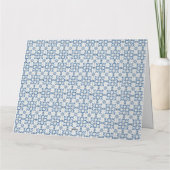 Carte Défilé portugais de cadeaux de coq et de Baubles (Dos)