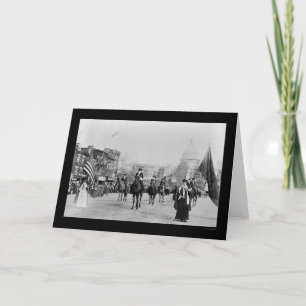 Carte Défilé Washington, dc 1913 de suffrage