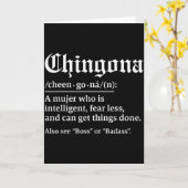 Carte Définition de Chingona, Chillona Mais Chingona (Fleur jaune)