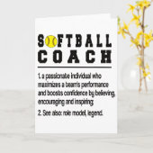 Carte Définition de Coach Softll Coaching Softll (Fleur jaune)