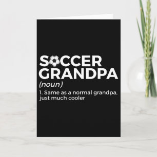 Carte Définition de grand-père drôle de football
