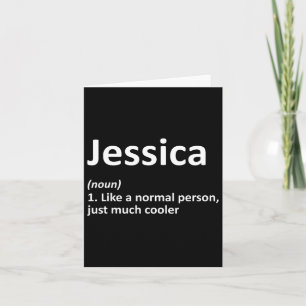 Carte Définition de Jessica Gif d'anniversaire personnal