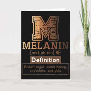 Carte Définition de la mélanine Mélanine brune Sucre Rei
