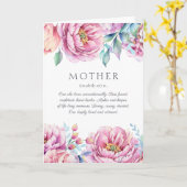 Carte Définition de la mère | Fête des mères de la flora (Fleur jaune)